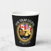 Aangepast 2024 TOTAAL ZONSVERDUISTERINGSVLAGGEN Papieren Bekers (Voorkant)