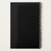 Aangepast 2027 Zakelijk Zwart Wit Bedrijfslogo Planner (Achterkant)