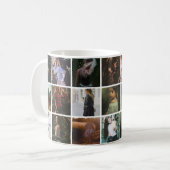 Aangepast 21 foto-collage op maat koffiemok (Voorkant links)