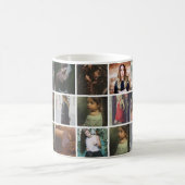Aangepast 21 foto-collage op maat koffiemok (Center)