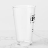 Aangepast 21ste verjaardag cadeau 21 op 23.00 uur  glas (Rechts)