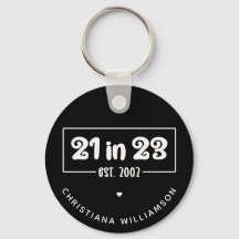 Aangepast 21ste verjaardag cadeau 21 op 23.00 uur