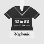 Aangepast 21ste verjaardag op 22 september 2001 ornament (voorkant)