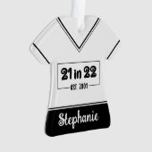 Aangepast 21ste verjaardag op 22 september 2001 ornament (voorkant)