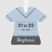 Aangepast 21ste verjaardag op 22 september 2001 ornament (achterkant)