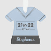 Aangepast 21ste verjaardag op 22 september 2001 ornament (voorkant)