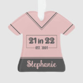 Aangepast 21ste verjaardag op 22 september 2001 ornament (voorkant)
