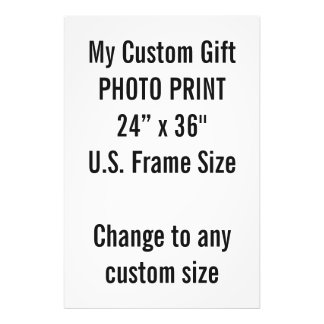 Aangepast 24-inch x 36-inch foto om VS-Lijst te af Afdruk