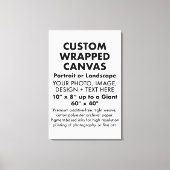 Aangepast 24-inch x 36-inch PREMIUM GEWRAPPEERDE A Canvas Afdruk (Voorkant)