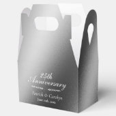 Aangepast 25e Jubileum zilver Bedankdoosjes (Geopend)