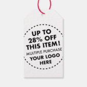Aangepast 28% KORTING Bulk Aankoop Korting Rode Dr Cadeaulabel (Achterkant)
