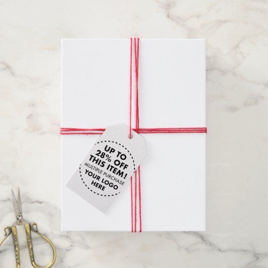 Aangepast 28% KORTING Bulk Aankoop Korting Rode Dr Cadeaulabel (Met Touw)