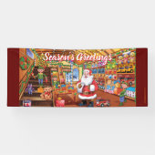 Aangepast 2,5 x 6-inch kerstvinyllannerspeelgoed v spandoek (Horizontaal)