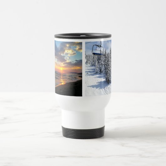 Aangepast 2 foto aangepast reisbeker (Center)