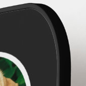 Aangepast 2 Foto beste hond ooit Pickleball Paddle (Links Detail)