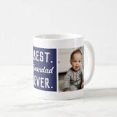 Aangepast 2 Foto Blauw Beste Grootste ooit Mok (Voorkant rechts)