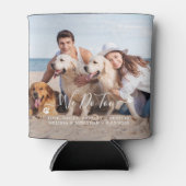 Aangepast 2 foto die we maken om het hondenweddens blikjeskoeler (Voorkant)