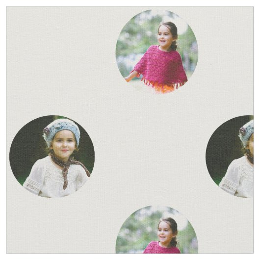 Aangepast 2 foto-puntafdrukken stof (Close Up)