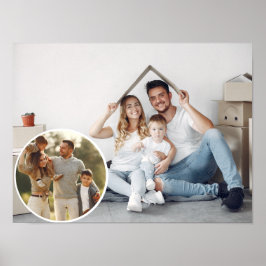 Aangepast 2 fotocollage poster