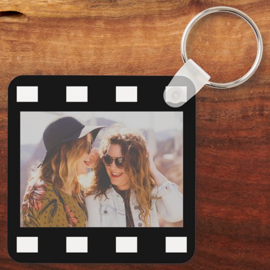 Aangepast 2 fotofilmbeeld sleutelhanger (Achterkant)