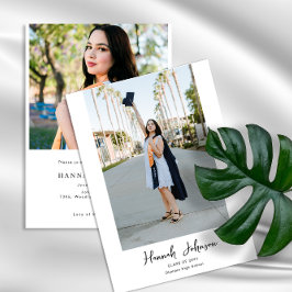 Aangepast 2 Fotokalligrafie Script Afstuderen Kaart