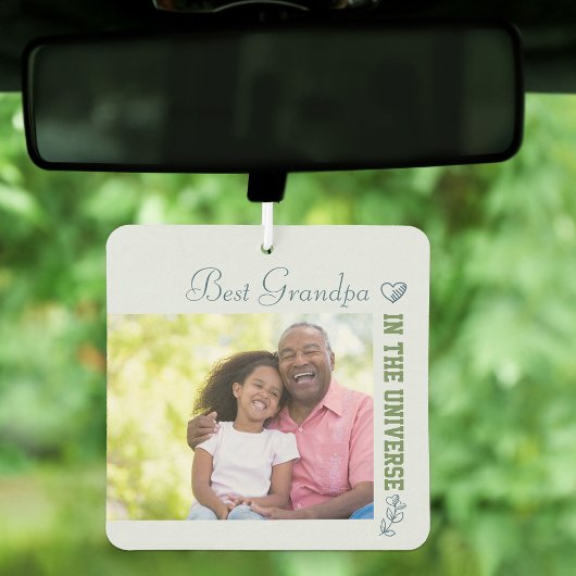 Aangepast 2 foto's - Beste opa in het universum Luchtverfrisser