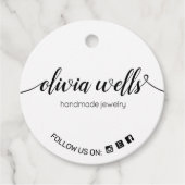 Aangepast 2-inch Ronde, wit handschrift Labels han (Voorkant)