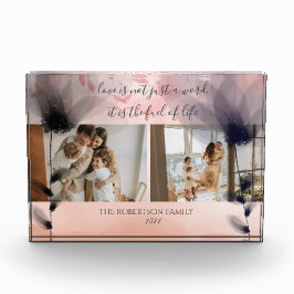 Aangepast 2 millimeterfoto's Florale bedekking Blu Fotoblokken