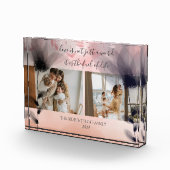 Aangepast 2 millimeterfoto's Florale bedekking Blu Fotoblokken (Rechts)