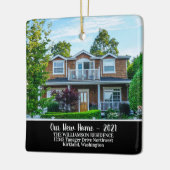 Aangepast 2 nieuwe startfoto met jaar, naam keramisch ornament (Links)