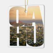 Aangepast 2 sided Photo Oahu Hawaii Kerstmis Keramisch Ornament (Links)