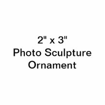 Aangepast 2 x 3-inch fotobeeldvormingsornament