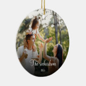 Aangepast 2-zijdig, eenvoudig kerstkerkexamen voor keramisch ornament (Rechts)