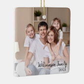 Aangepast 2-zijdig script voor fotokalligrafie keramisch ornament (Rechts)