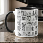 Aangepast 30 foto's Moderne familie en huisvest Mok<br><div class="desc">Voeg aangepaste gezelschapshonden,  katten,  vogels,  familie en vrienden foto's toe met eenvoudig lijst</div>