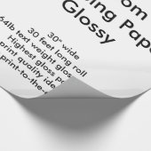 Aangepast 30-inch glanzend opvulpapier cadeaupapier (Hoek)