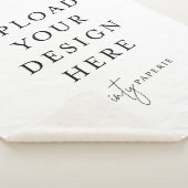 Aangepast 30 x 40-inch Sherpa Blanket, klein Deken (3/4)