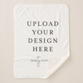 Aangepast 30 x 40-inch Sherpa Blanket, klein Sherpa Deken (Voorkant)