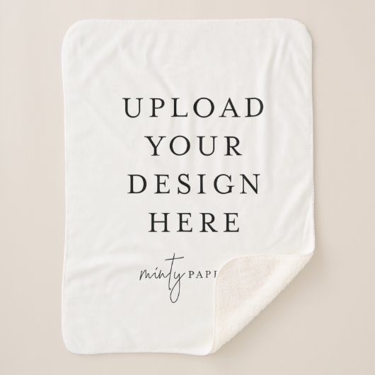 Aangepast 30 x 40-inch Sherpa Blanket, klein Sherpa Deken (Voorkant)