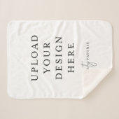 Aangepast 30 x 40-inch Sherpa Blanket, klein Sherpa Deken (Voorkant (horizontaal))