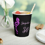 Aangepast 30th Birthday Retro Neon Pink flamingo Papieren Bekers<br><div class="desc">👉 Met deze aangepaste retro 30e verjaardag neon roze flamingo papier cups in stijl vieren! - Klik gewoon om dit ontwerp te personaliseren 🙏 Dank u voor het steunen van mijn kleine onderneming - Als u een op maat gemaakt punt zou willen, of als ik van om het even welke...</div>