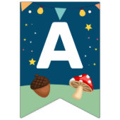 Aangepast 3 Foto Camping Birthday Camp Out Party Vlaggetjes (Derde vlag)