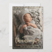 Aangepast 3 Foto Classy Hartelijk dank voor de aan Feestdagenkaart (Voorkant)