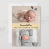 Aangepast 3 Foto Classy Hartelijk dank voor de aan Feestdagenkaart (Achterkant)