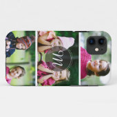 Aangepast 3 Foto iPhone 5 / 5S Hoesje (Achterkant (horizontaal))