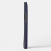Aangepast 3-foto klompmonogram donkerblauw Case-Mate iPhone case (Achterkant / Rechts)