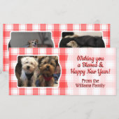 Aangepast 3 Foto rood en wit landenpark geplakt (Voorkant / Achterkant)