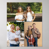 Aangepast 3 fotocollage poster (Voorkant)