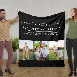 Aangepast 3 fotoraster voor het afspelen van geheu fleece deken