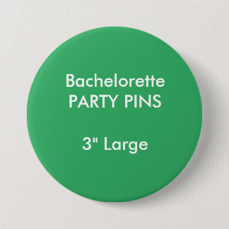 Aangepast 3-inch groot Bachelorette-beeldscherm Ronde Button 7,6 Cm